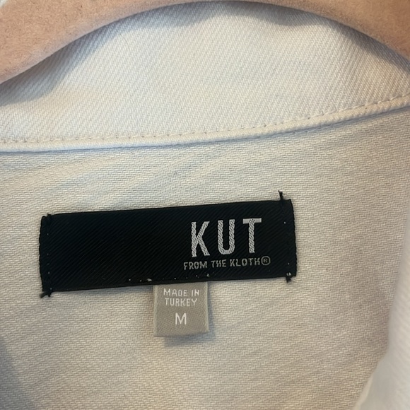 Hardly Worn White Jean Jacket - Picture 4 of 5